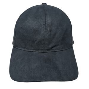 D&Y Strapback Baseball Cap Blue One Size Adjustable Vented Holes 6 Panel Blank